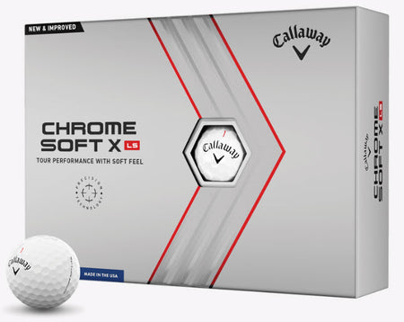 Callaway 2022 Chrome Soft X LS Golf Balls (One Dozen) White