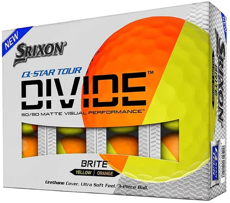 Srixon Q-Star Tour Divide Golf Balls-Dozen