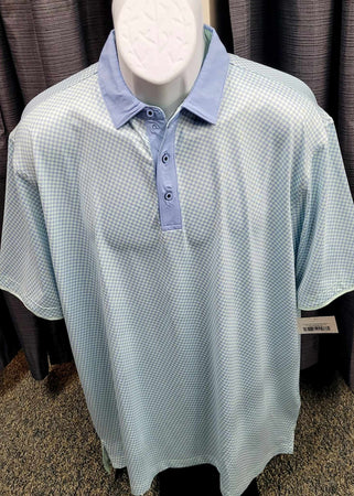 Head Polo Mens Resort Wear Checkered Patterned
