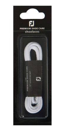 FootJoy Replacement Premium Shoe Care Shoelaces - White 34" Waxed - Golf Country Online
