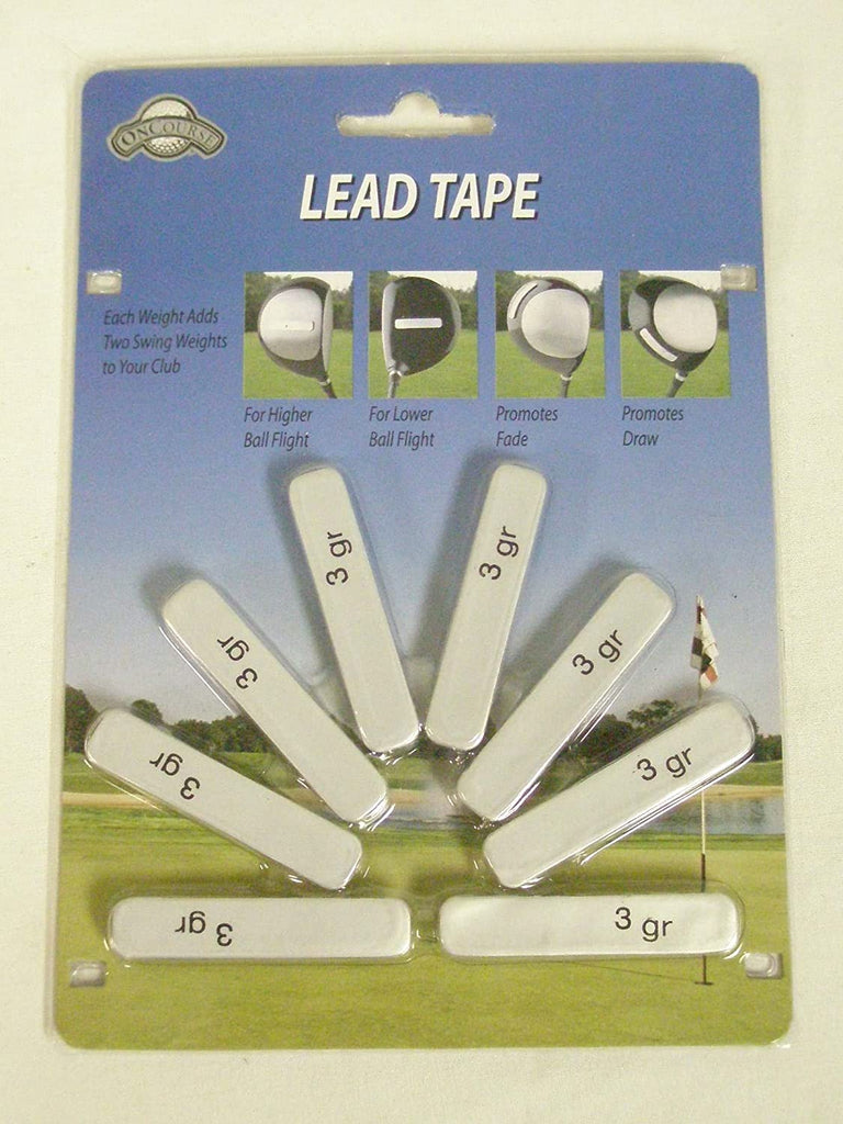 Golf Club Head Weights 8 Pre Cut Lead Tape Strips Golf Country Online