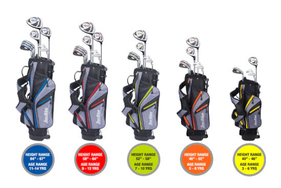 GOLF CLUBS - COMPLETE JR SETS