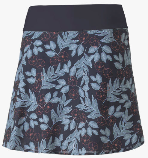 Puma Skirt Powershape Flora Womens-Navy/Sky