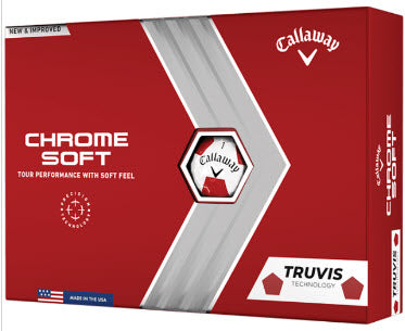 Callaway 2022 Chrome Soft Truvis Golf Balls  - Dozen