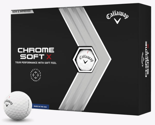 Callaway 2022 Chrome Soft X Golf Balls - Dozen