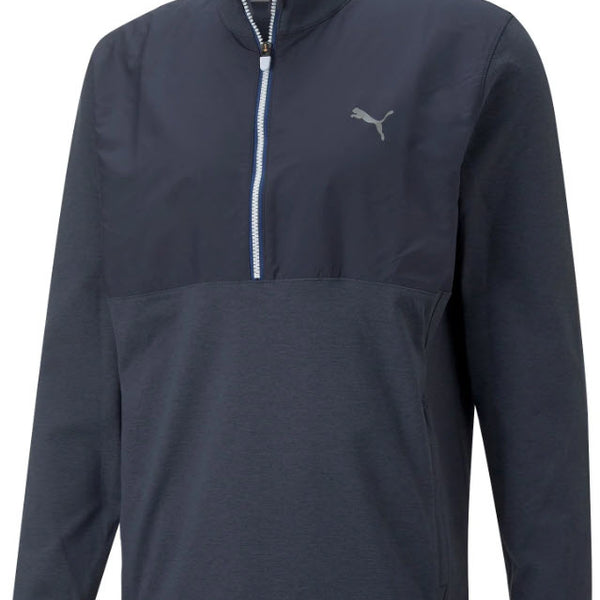 Puma Jacket Cloudspun WRMLBL 1/4 Zip-Navy