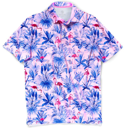SCALES POLO FL RESORT WEAR THE FLAMINGO POLO '23