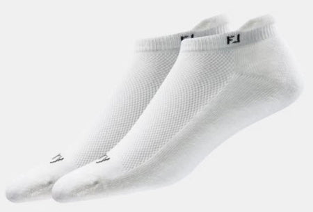 FootJoy Women's ProDry Roll Tab Socks-White (1 Pair)