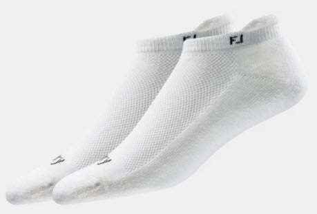 FootJoy Women's ProDry Roll Tab Socks-White (1 Pair)