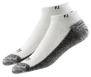 FootJoy ProDry Low Cut w/FJ logo at ankle Mens Socks - Black - 2 Pair Per Pack - Golf Country Online