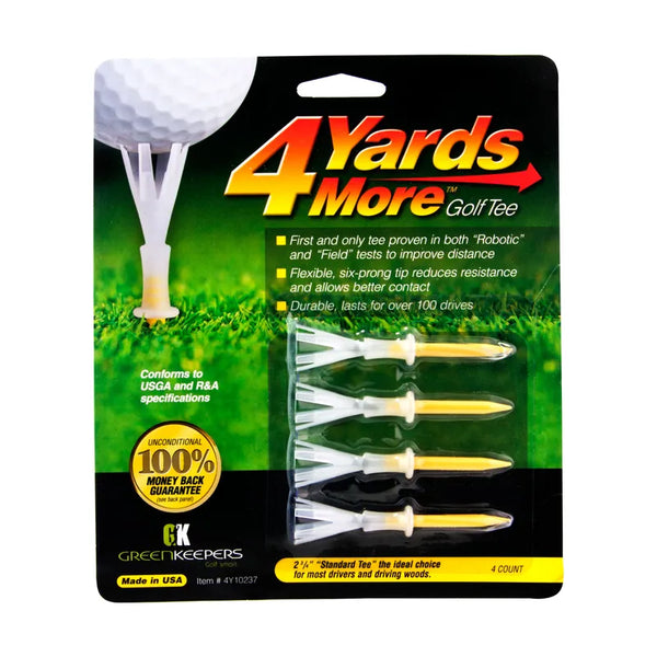 4 Yards More Golf Tees - 1