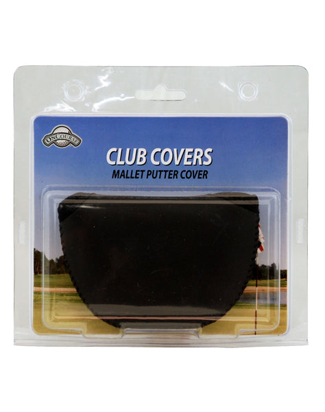 OnCourse Mallet Putter Cover Neoprene Black Golf