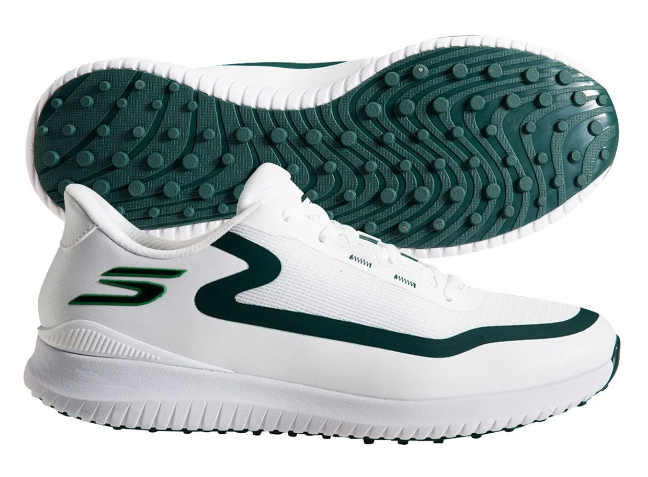 Skechers Shoes Mens Go Golf Flight - White/Green - Golf Country Online
