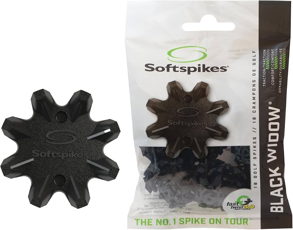 Softspikes Black Widow Classic (Fast Twist) Golf Spikes - 18 Pack - Golf Country Online