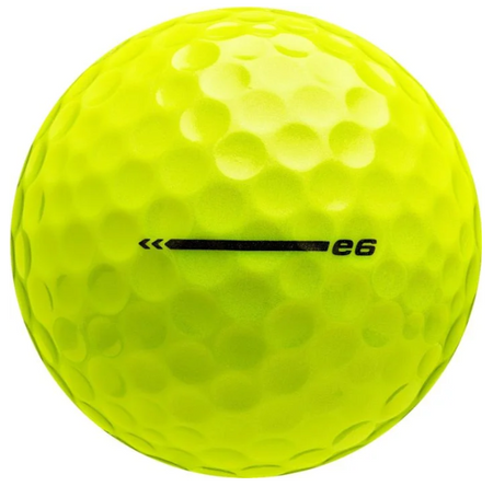 Bridgestone '23 e6 Golf Balls (One Dozen) - Yellow