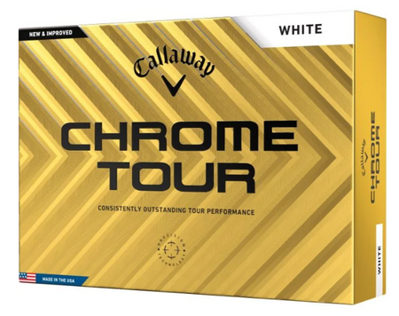 Callaway '24 Chrome Tour Golf Balls  - Dozen - White