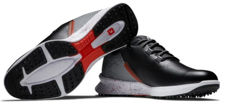 Footjoy Shoes Mens Fuel SPKLS Black/Grey/Red