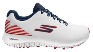 Skechers Shoes Mens Go Golf Max 2 Patriot White/Navy/Red