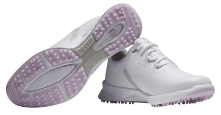 Footjoy Fuel Spikeless Wms #92373 Golf Shoes - White/White/Pink
