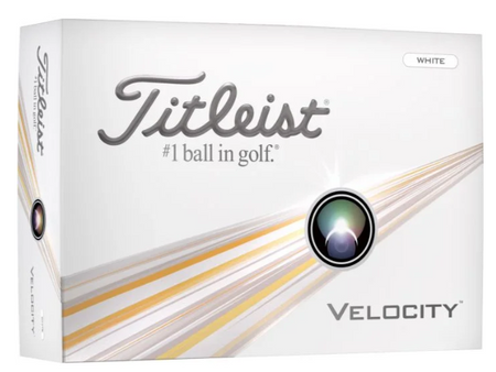 Titleist Velocity '24 Golf Balls - Dozen - White