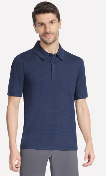 Skechers Polo Mens All Day Stripe