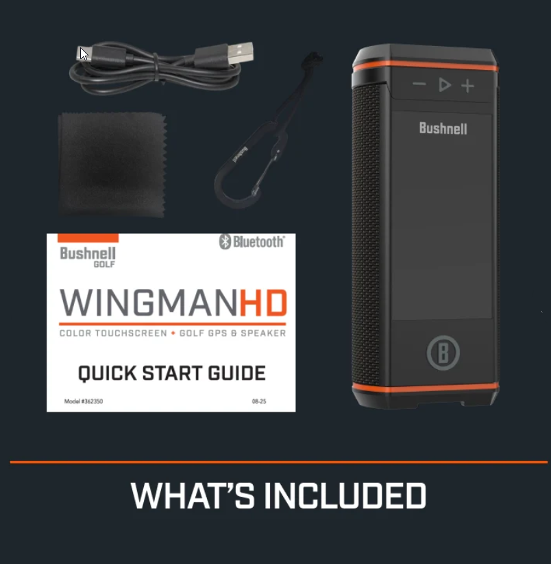 Bushenell Wingman HD GPS Speaker - Golf Country Online