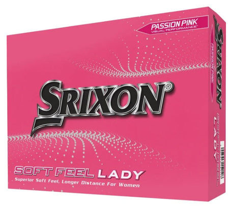 Srixon Ladies Soft Feel Golf Balls - One Dozen Pink
