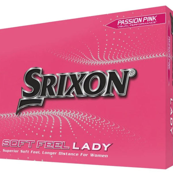 Srixon Ladies Soft Feel Golf Balls - One Dozen Pink