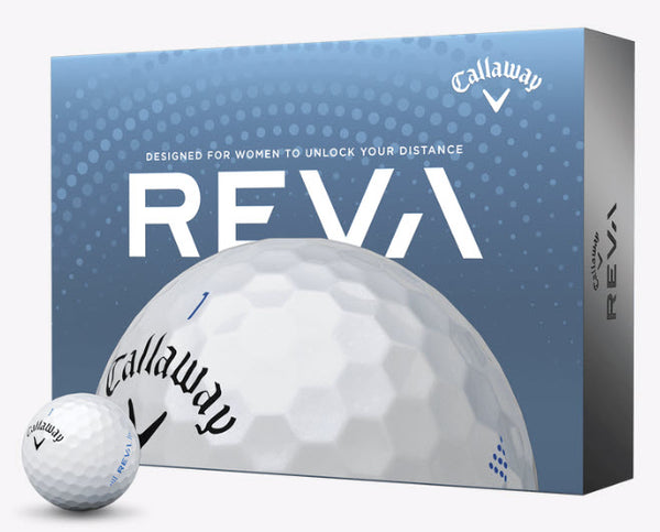 Callaway 2023 REVA Golf Balls (One Dozen) - White