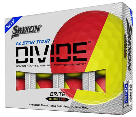 Srixon Q-Star Tour Divide Golf Balls-Dozen