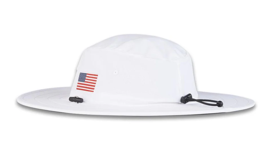 Titleist Charleston Aussie Golf Bucket Hat - White/Navy/Red - Golf Country Online