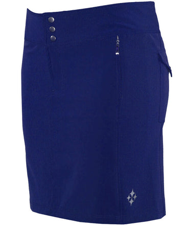 JOFIT WOMENS SIGNATURE GOLF SKORT - BLUE DEPTH