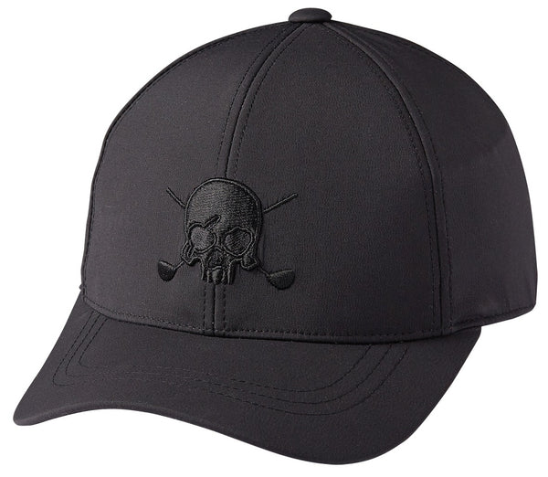 Volvik Golf- Skull Edition Embroidered Adjustable Hat - Black