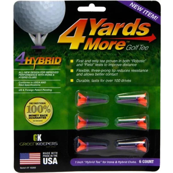 4 Yards More Golf Tees - 1
