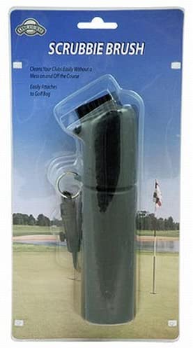 OnCourse Scrubbie Brush - Easily Attaches to Golf Bag