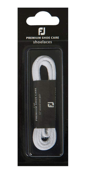 FootJoy Replacement Premium Shoe Care Shoelaces - White 34