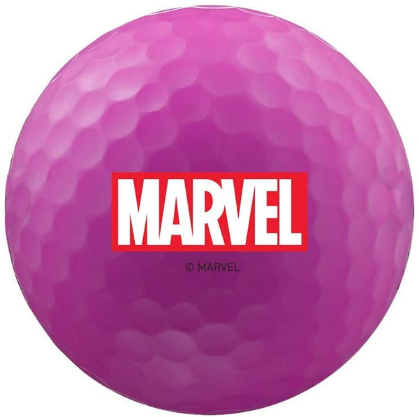 Volvik Vivid Marvel Golf Balls Black Panther w/clip 4-Ball Pack
