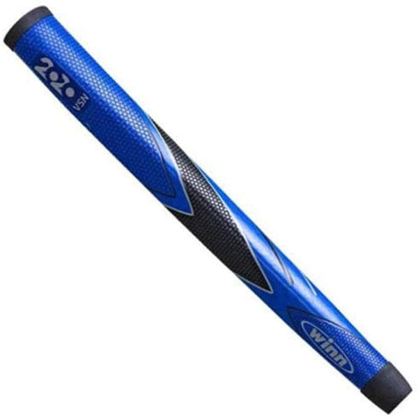 Winn Grips Excel 2020-VSN Vision Midsize Pistol Golf Putter Grip, Blue/Black