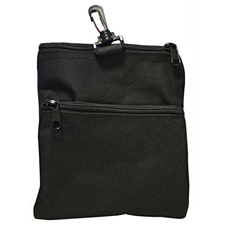 ONCOURSE 3 ZIPPER POUCH - BLACK - Golf Country Online
