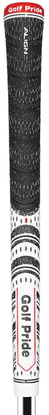 Golf Pride MCC Align New Decade MultiCompound Standard Golf Grip (WHT/RD)