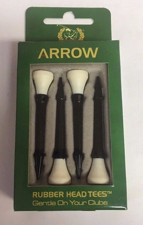 Golf Pro Arrow Tees, Rubber Head Tees, Random Colors - Golf Country Online