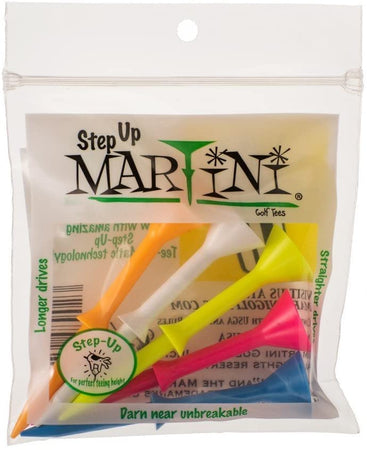 Martini Step Golf Tees 3 1/4" (multiple colors) - Golf Country Online