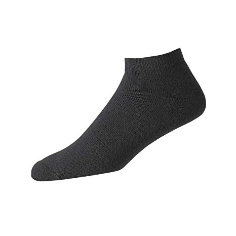 FootJoy ComfortSof Men's Sport Socks (1 Pair) Black 7-12 - Golf Country Online