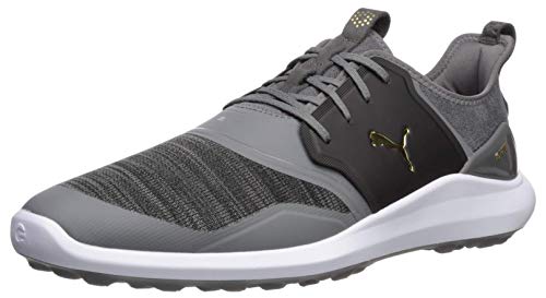 PUMA IGNITE NXT LACE GOLF SHOES (QUIET SHADE-TEAM GOLD-BLACK) 192225 02 - Golf Country Online