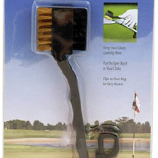 OnCourse Groove Cleaner Brush with Clip - Black