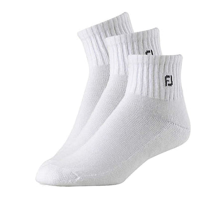 FootJoy ComfortSof Men's Quarter Socks (3 Pair) Shoe Size 7-12 - Golf Country Online