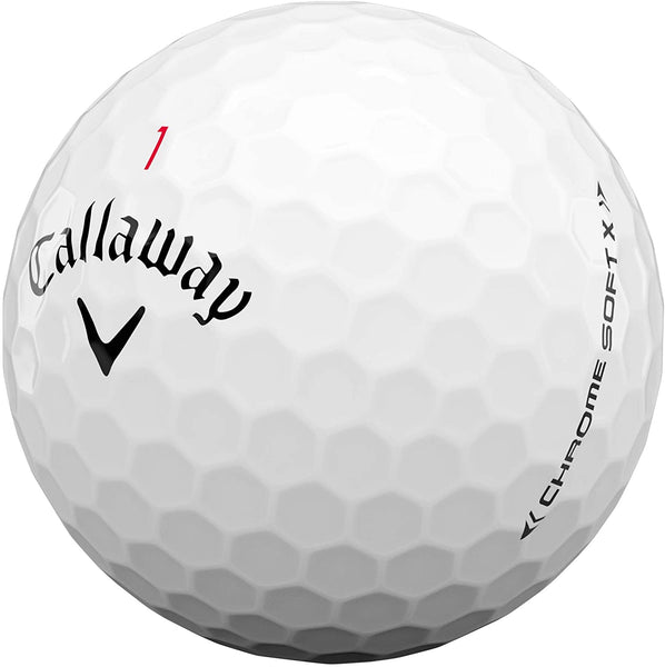 Callaway 2021 Chrome Soft X Golf Balls (ONE DOZEN - WHITE)