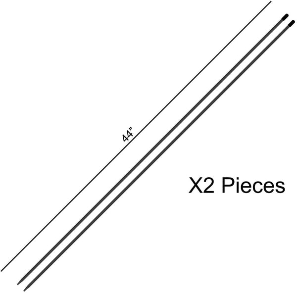 Morodz Golf Alignment Rods, Pack of 2 (White)