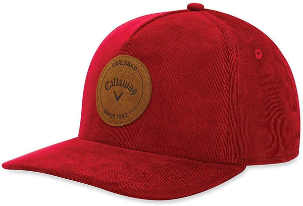 Callaway Golf Corduroy Hat/Cap, Red - Golf Country Online