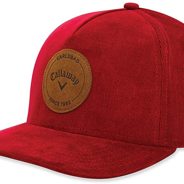 Callaway Golf Corduroy Hat/Cap, Red - Golf Country Online